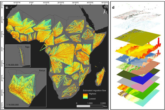 visualisations of WorldPop datasets