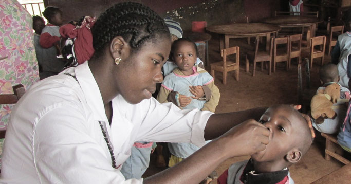 Administering vaccination