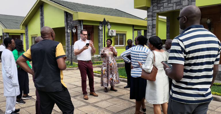 Dr Sachil Qader guides workshop participants in field preEA boundary validation and GPS household collection