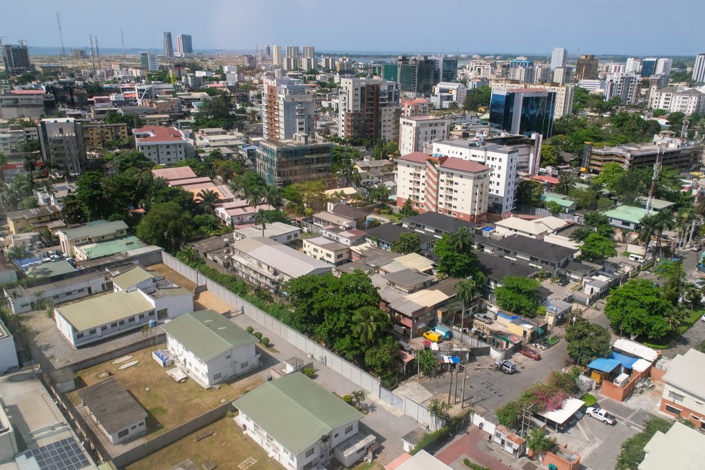Panoramic photo of Lagos, Nigeria.