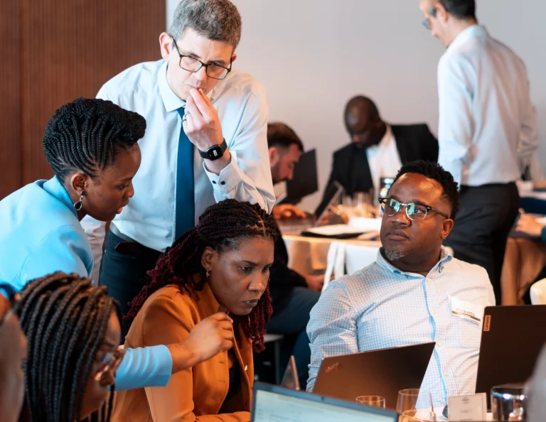 Photo of Iyanuloluwa Olowe and Graeme Hornby at the CARICOM workshop, March 2026
