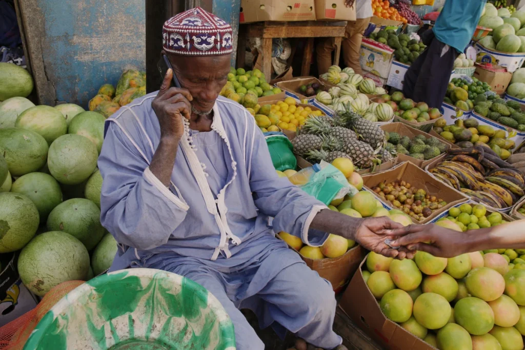 Photo of a Fruit Stall in Dakar, Senegal