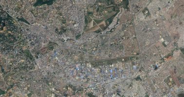 Screen capture form Google Earth of Nairobi, Kenya
