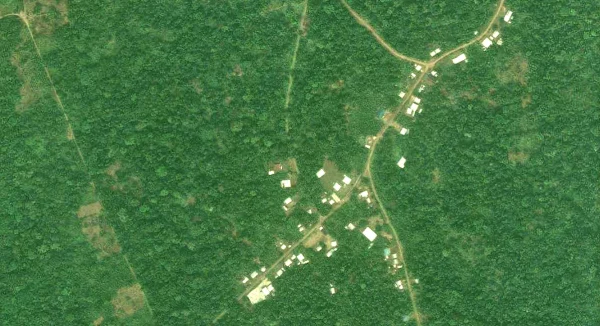 Satellite view of Ekohok, Cameroon