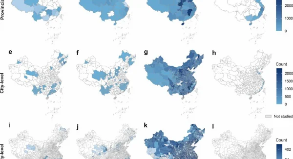 graphic showing spatial distribution of warning counts by hazard type